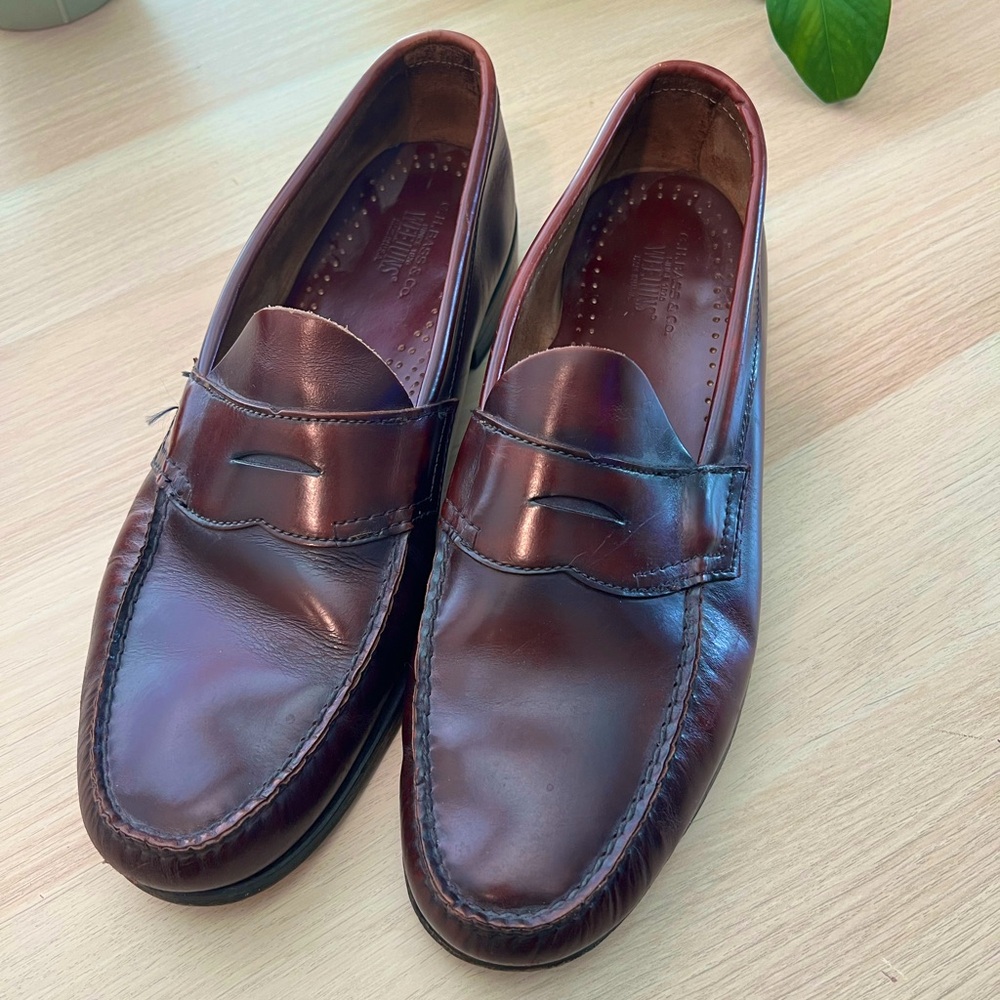G.H Bass & Co Weejuns Men's Cordovan Leather Penny Loafer Size 12 Slip On